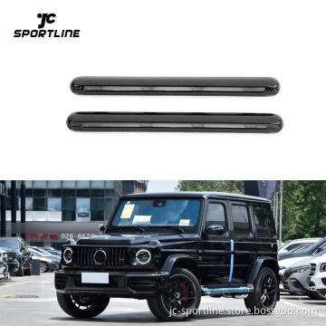 Prepreg Dry Carbon Fiber C Pillar Side Air Vent Cover for Mercedes Benz G Class W463 G500 G63 G55 AMG